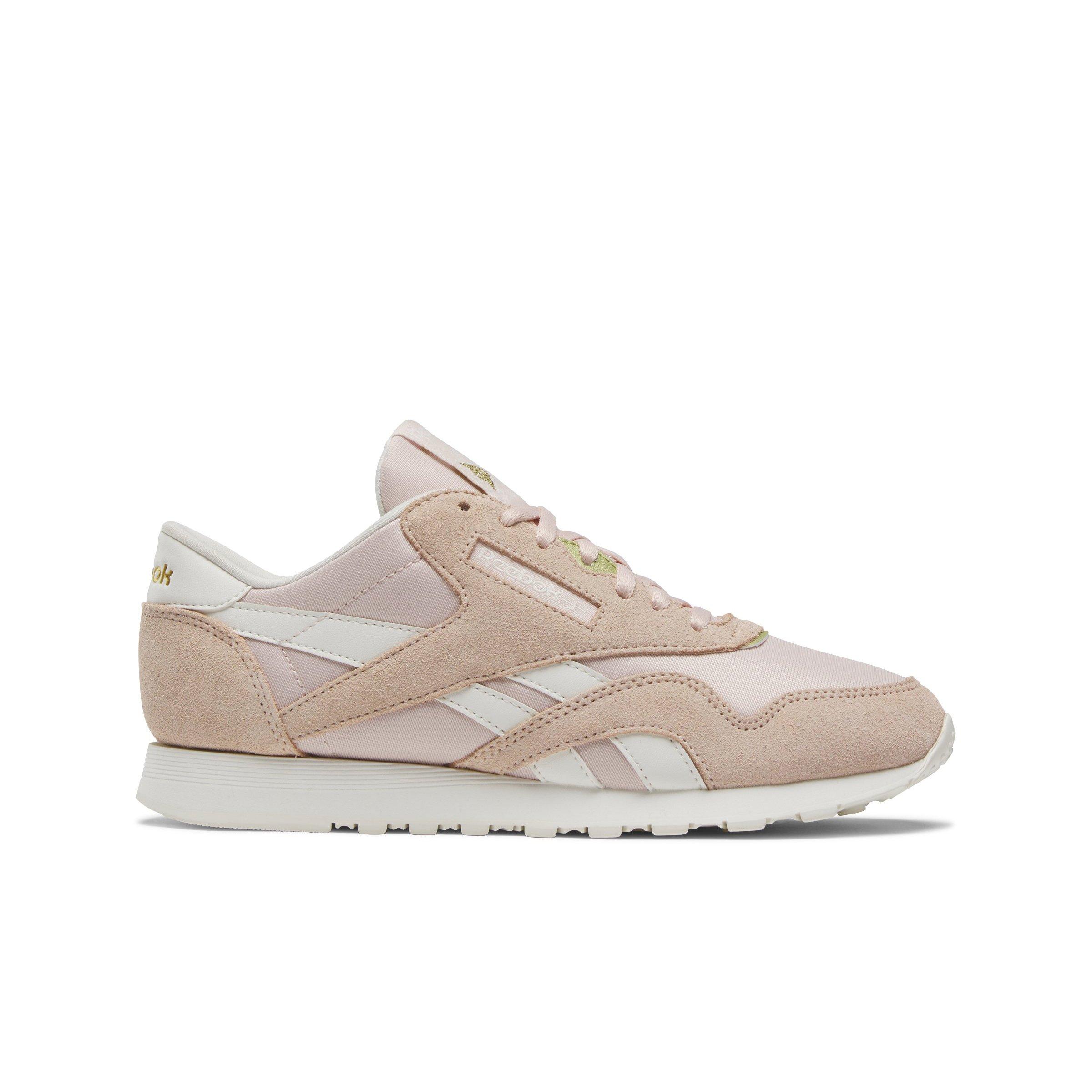 Reebok Classic Women's Suede Lace Up Shoes - Pink/Chalk